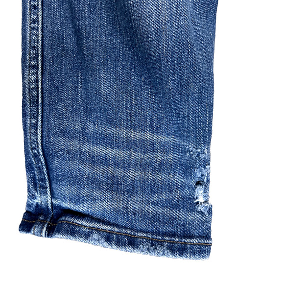 Madewell Jeans Women’s 25 Blue Slim Straight Mid Rise Medium Wash Button Fly - Picture 12 of 12